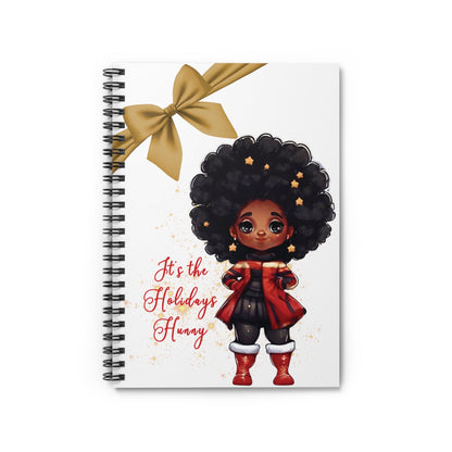 It's the Holidays Hunny Spiral Notebook