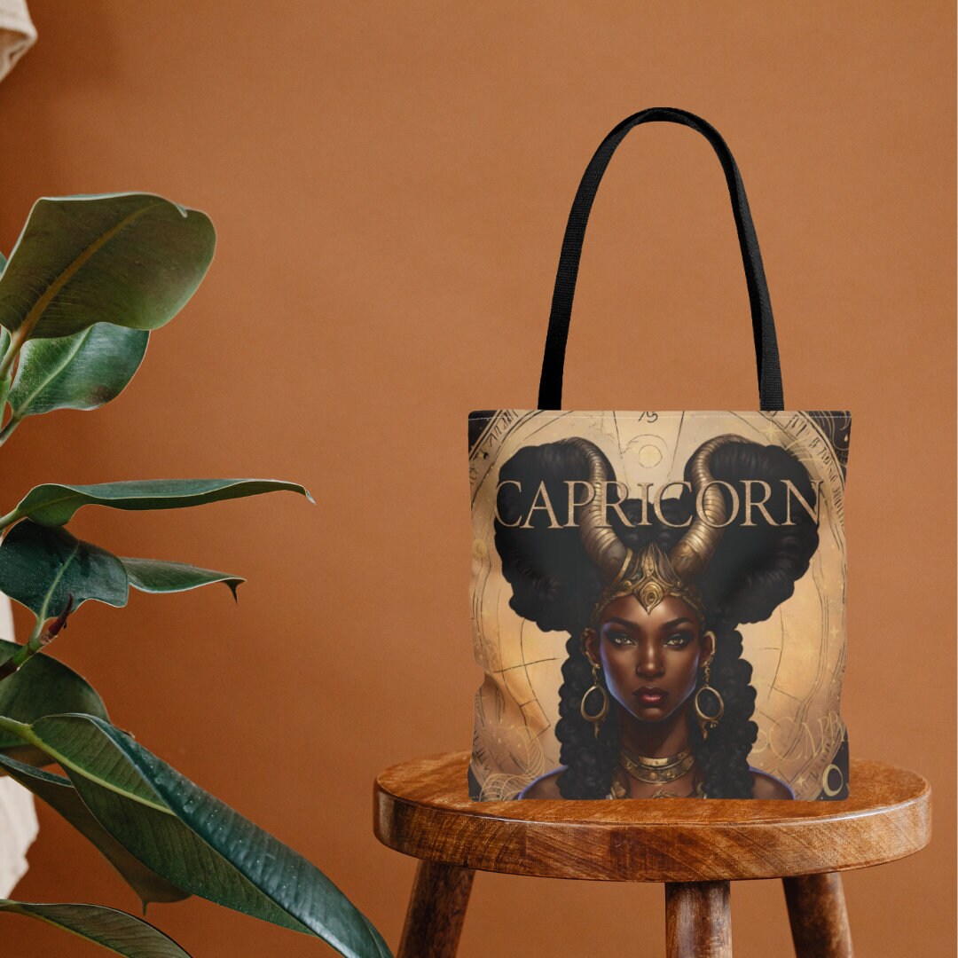 Capricorn Goddess Tote Bag