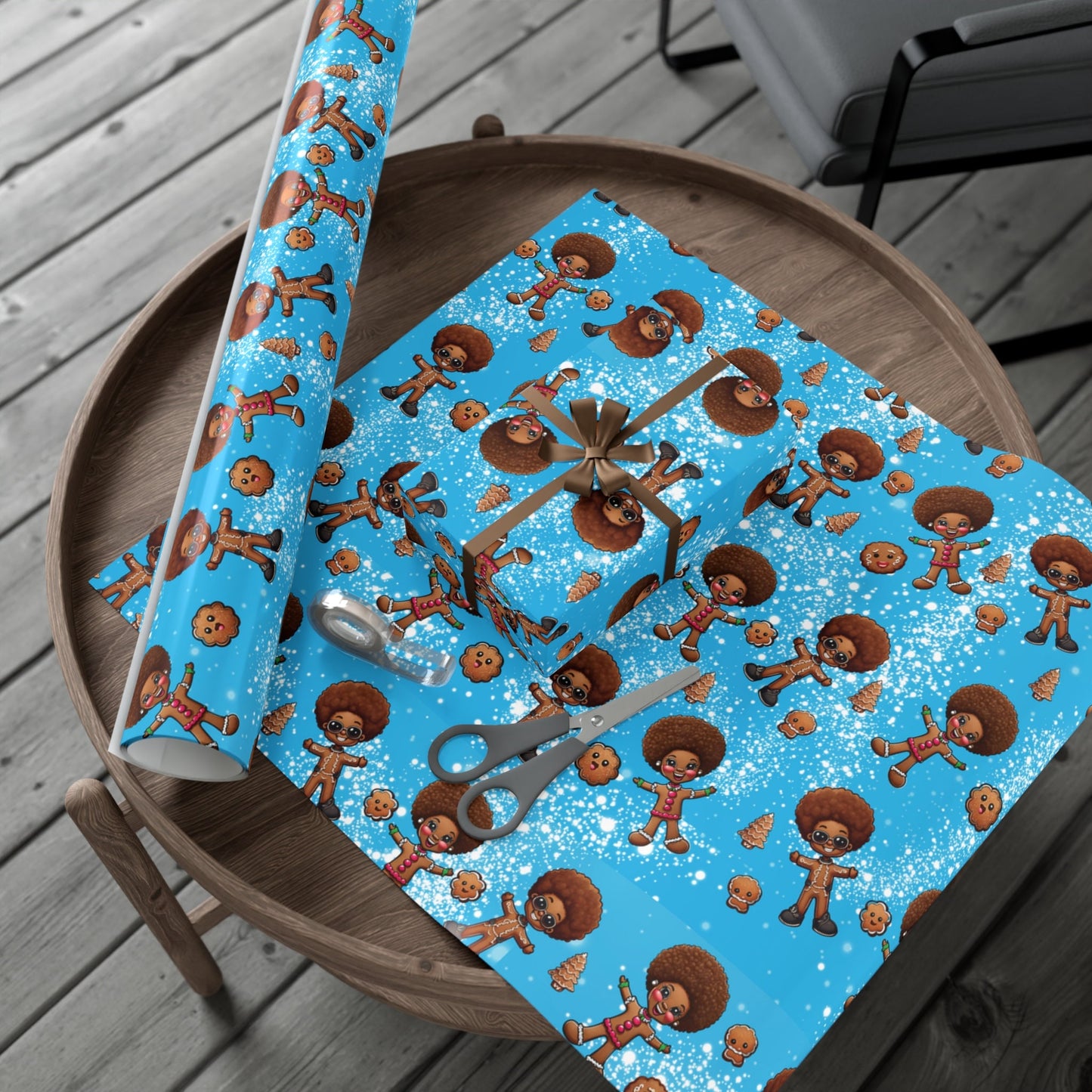 Cookielicious Gift Wrap (Blue)