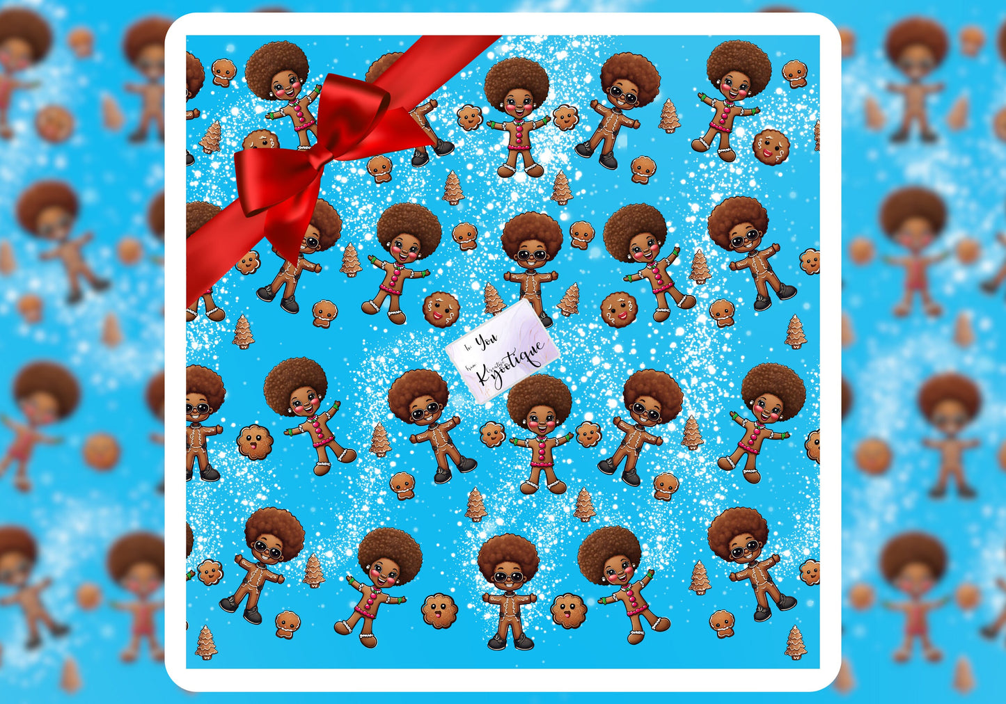 Cookielicious Gift Wrap (Blue)