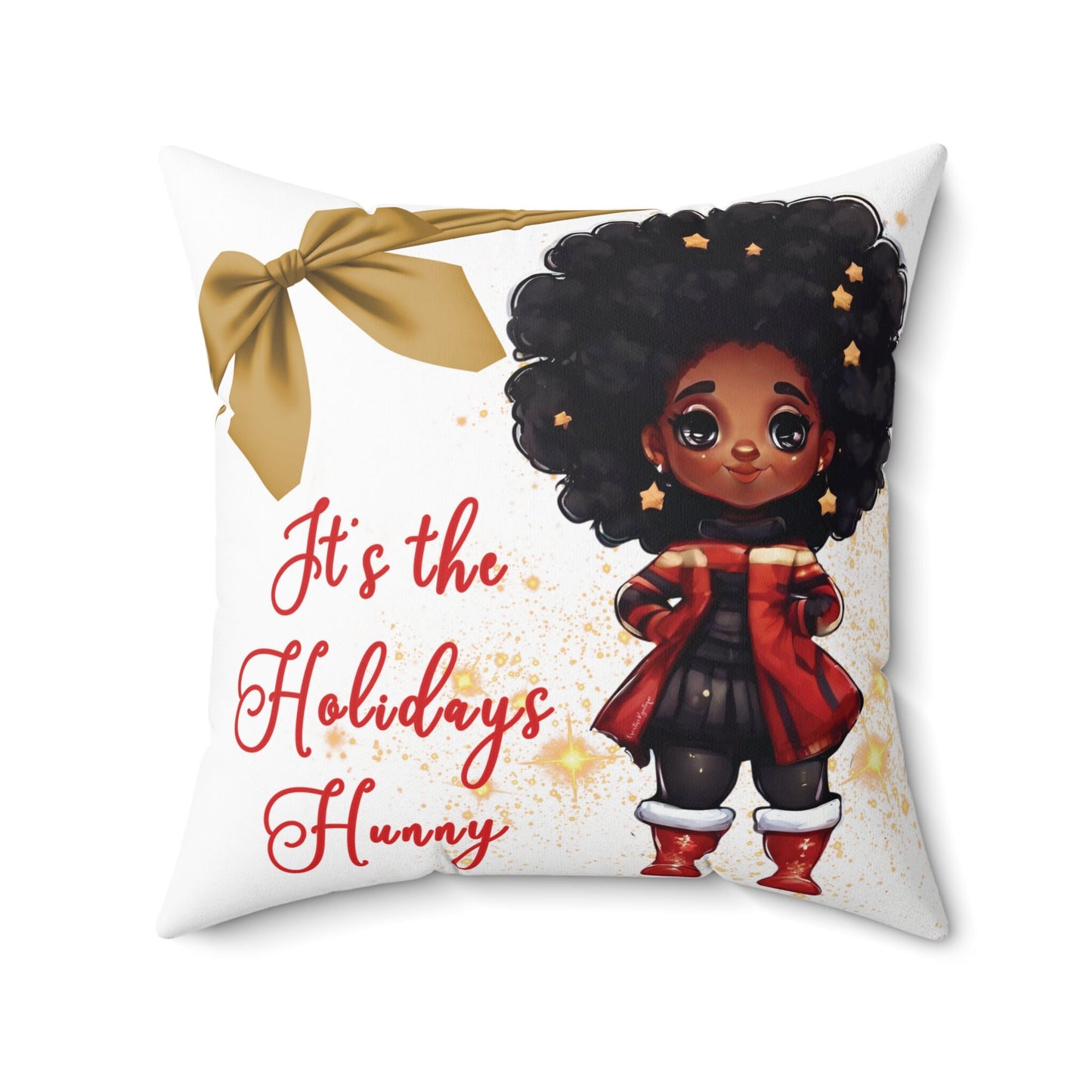It's the Holidays Hunny! Pillow