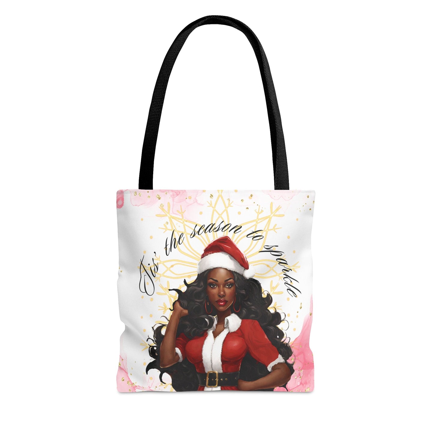 Tis the season to sparkle Tote Bag - Pink