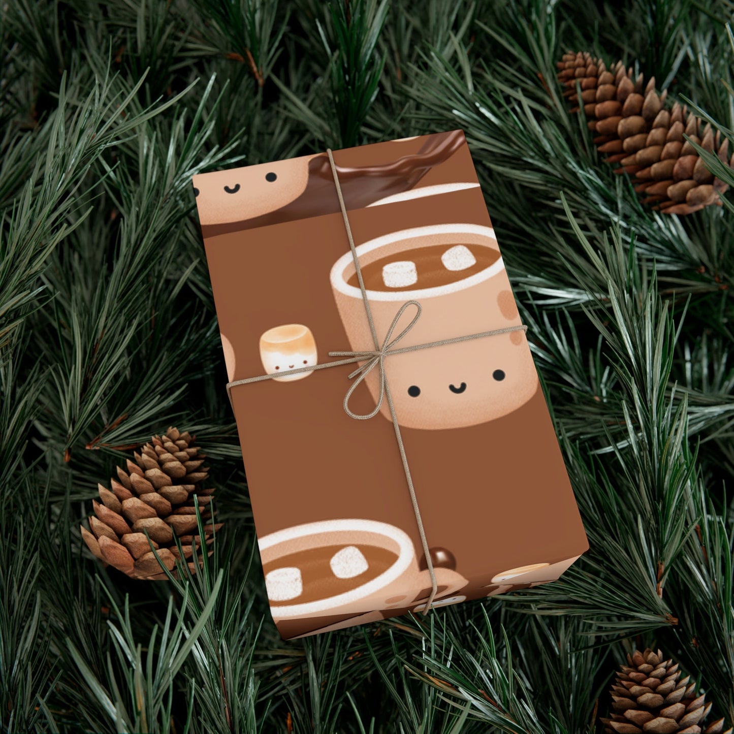 Cocoa Splash Gift Wrap