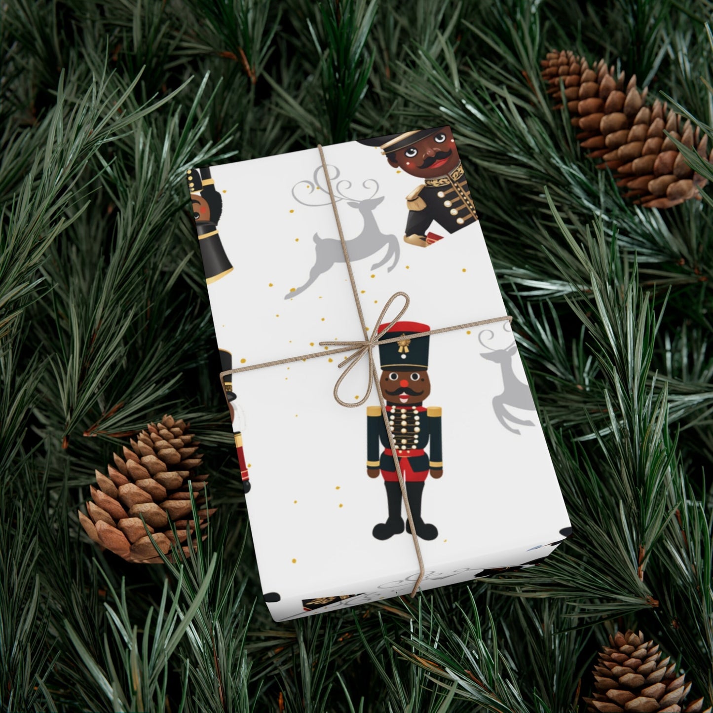 Reindeer Soldiers Gift Wrap