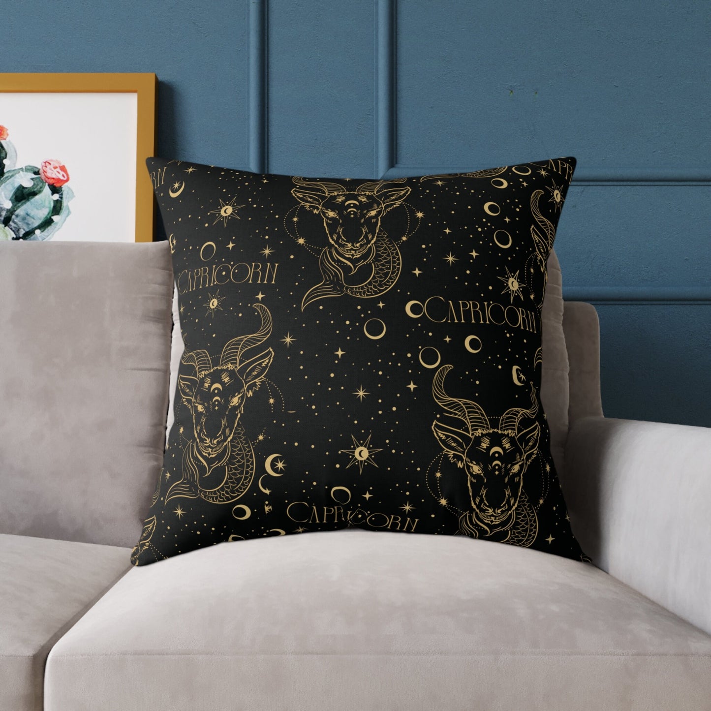 Capricorn Zodiac Pillow