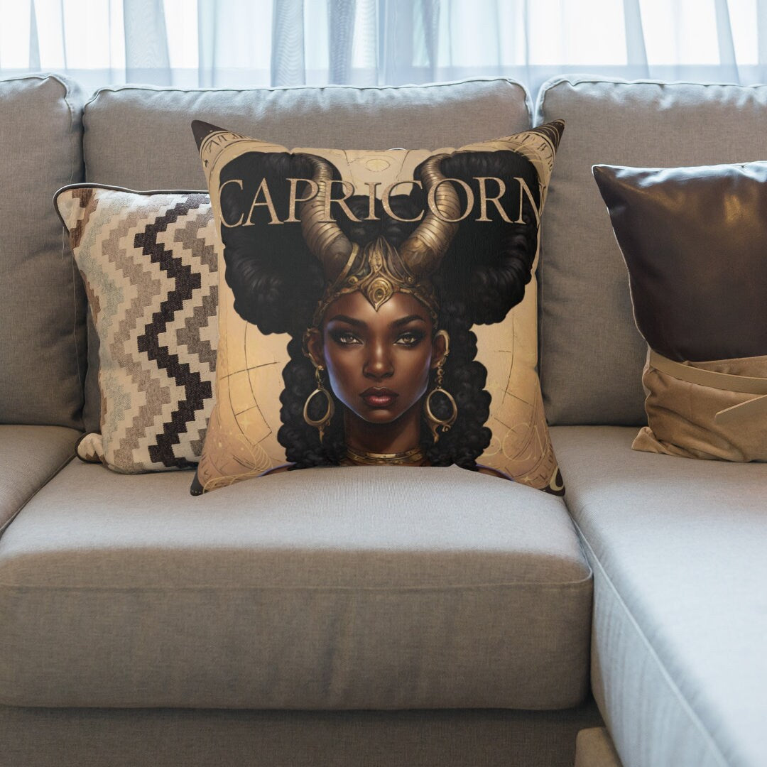 Capricorn Goddess Pillow