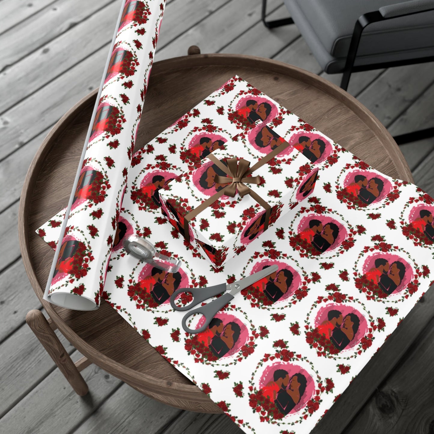 Paint the Town Red Gift Wrap