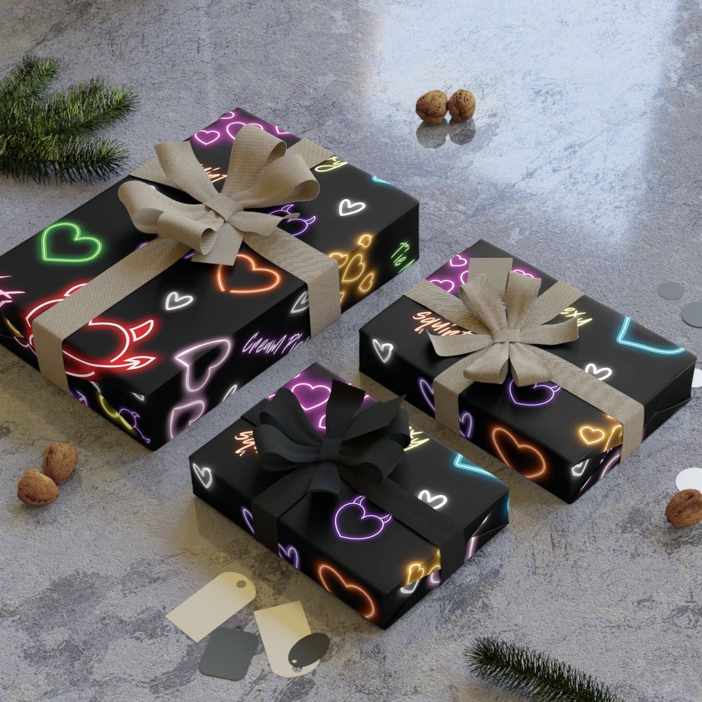 Vibrant Love Gift Wrap - Spicy Edition