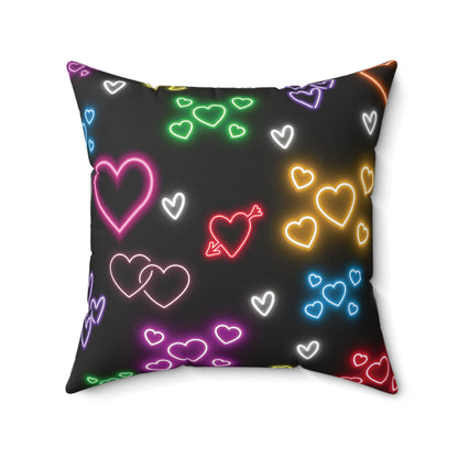 Vibrant Love Throw Pillow