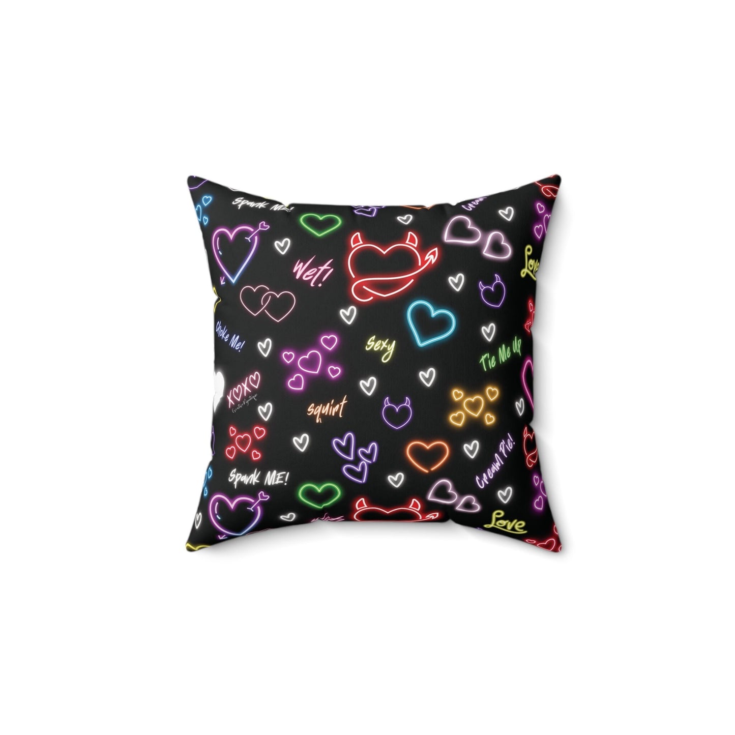 Vibrant Love Spicy Edition Throw Pillow