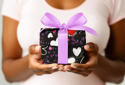 EMOtional Hearts Gift Wrap